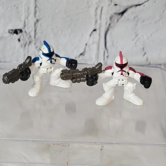 STAR Wars Galactic Heroes Set of 5 Action Figures Stormtrooper Padme Clone Troop - Picture 3 of 6